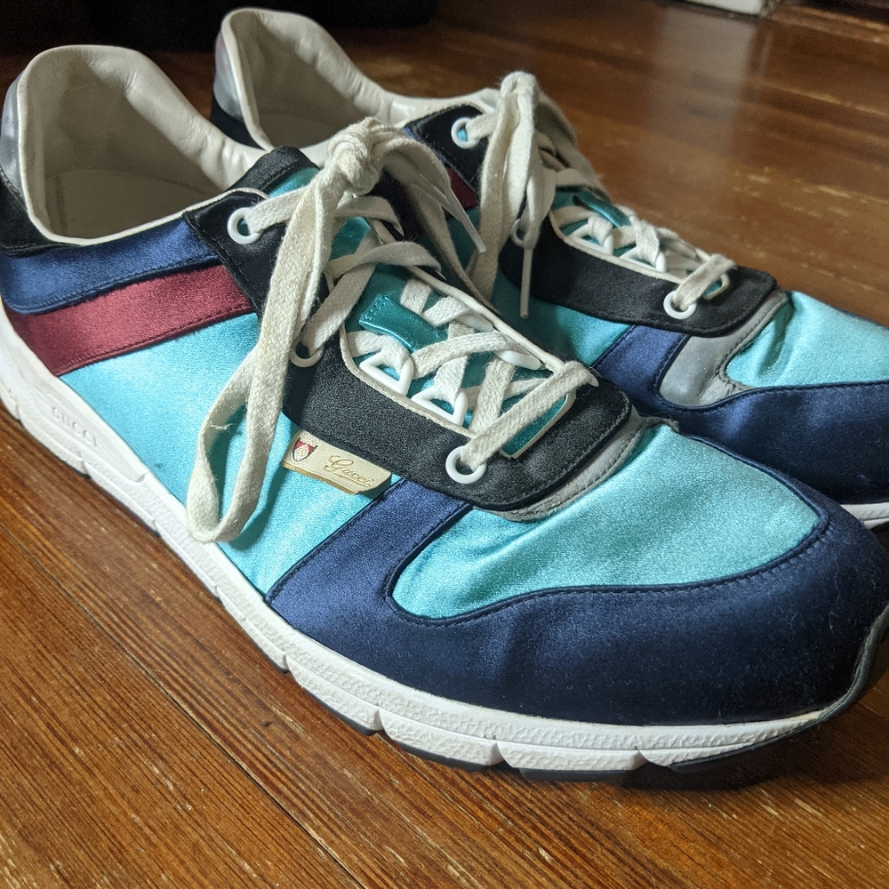 Gucci satin web runner sneakers - Picture 10 of 10